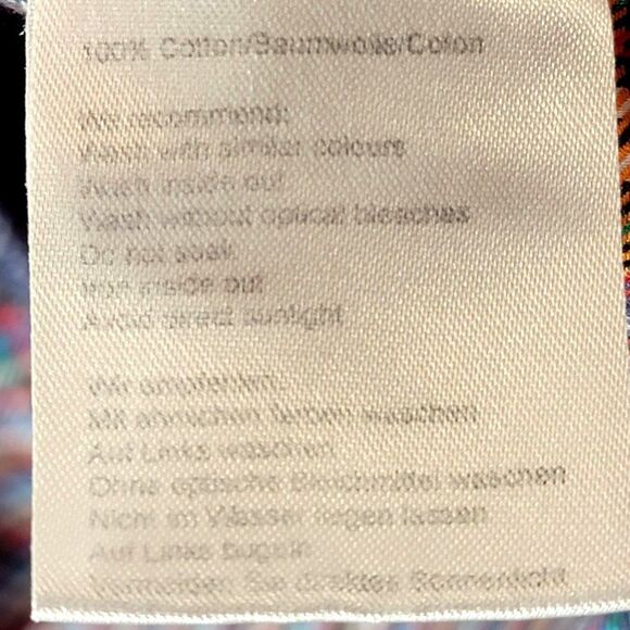 Sand Copenhaven 2 Ply Button Up Shirt Mens 43 LS Contract Cuff Colorful Multi - Picture 9 of 12